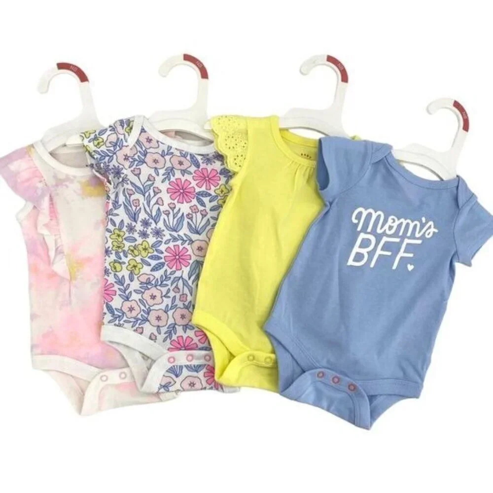 Cat & Jack Newborn Baby Bodysuit Onsie Bundle Lot New